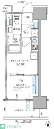 パークアクシス西大島コンフォートスクエアの物件間取画像